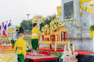 อธิการบดี มรภ.เทพสตรี นำผู้บริหาร และบุคลากร ร่วมพิธีวันคล้ายวันพระบรมราชสมภพสมเด็จพระนารายณ์มหาราช ประจำปี พ.ศ. 2569