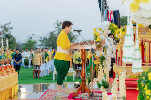 อธิการบดี มรภ.เทพสตรี นำผู้บริหาร และบุคลากร ร่วมพิธีวันคล้ายวันพระบรมราชสมภพสมเด็จพระนารายณ์มหาราช ประจำปี พ.ศ. 2569