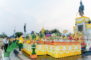 อธิการบดี มรภ.เทพสตรี นำผู้บริหาร และบุคลากร ร่วมพิธีวันคล้ายวันพระบรมราชสมภพสมเด็จพระนารายณ์มหาราช ประจำปี พ.ศ. 2569