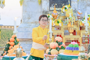 อธิการบดี มรภ.เทพสตรี นำผู้บริหาร และบุคลากร ร่วมพิธีวันคล้ายวันพระบรมราชสมภพสมเด็จพระนารายณ์มหาราช ประจำปี พ.ศ. 2569