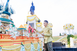 อธิการบดี มรภ.เทพสตรี นำผู้บริหาร และบุคลากร ร่วมพิธีวันคล้ายวันพระบรมราชสมภพสมเด็จพระนารายณ์มหาราช ประจำปี พ.ศ. 2569