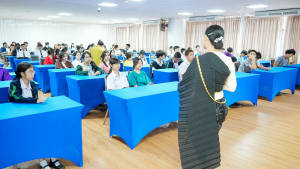 กองพัฒนานักศึกษา จัดอบรมเสริมสร้างทักษะชีวิต รู้เท่าทันบุหรี่ไฟฟ้า