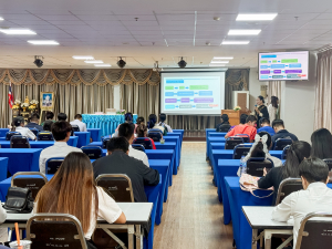 กองพัฒนานักศึกษา จัดอบรมเสริมสร้างทักษะชีวิต รู้เท่าทันบุหรี่ไฟฟ้า