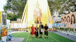 มรภ.เทพสตรี ให้การต้อนรับรองอธิการบดี มหาวิทยาลัยนานาชาติเอเชีย-แปซิฟิก ในโอกาสเยี่ยมชมวิถีวัฒนธรรมและนิทรรศการเทิดพระเกียรติ