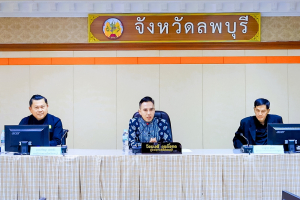 ผวจ.ลพบุรี ผู้บริหาร มรภ.เทพสตรี และหัวหน้าส่วนราชการ ร่วมต้อนรับคณะสำนักงบประมาณของรัฐสภา ในโอกาสเข้าศึกษาดูงานการบริหารงานงบประมาณและการพัฒนาการท่องเที่ยวเชิงวัฒนธรรม