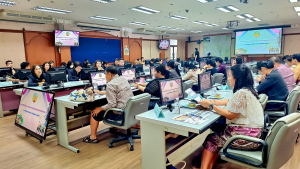 ผวจ.ลพบุรี ผู้บริหาร มรภ.เทพสตรี และหัวหน้าส่วนราชการ ร่วมต้อนรับคณะสำนักงบประมาณของรัฐสภา ในโอกาสเข้าศึกษาดูงานการบริหารงานงบประมาณและการพัฒนาการท่องเที่ยวเชิงวัฒนธรรม