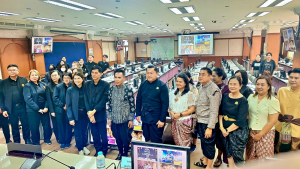 ผวจ.ลพบุรี ผู้บริหาร มรภ.เทพสตรี และหัวหน้าส่วนราชการ ร่วมต้อนรับคณะสำนักงบประมาณของรัฐสภา ในโอกาสเข้าศึกษาดูงานการบริหารงานงบประมาณและการพัฒนาการท่องเที่ยวเชิงวัฒนธรรม