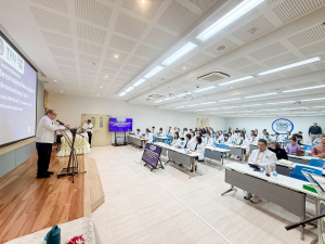 มรภ.เทพสตรี เปิดหลักสูตรพัฒนาศักยภาพบุคลากรสายสนับสนุน มุ่งสร้างนักบริหารระดับกลางมืออาชีพ ขับเคลื่อนองค์กรสู่มาตรฐานอุดมศึกษาไทย