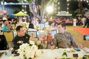 มรภ.เทพสตรี จัดงาน “สำรับกับข้าว 3 บุรี” อย่างงดงามด้วยศิลป์แห่งการจัดสำรับ บูรณาการทุกภาคส่วน ภายใต้การเป็นประธานเปิดงานของผู้ว่าราชการจังหวัดลพบุรี รวมพลัง Soft Power จากนางงาม Mister และศิลปินชื่อดัง ร่วมถ่ายทอดเสน่ห์อาหารท้องถิ่นสู่สังคม เบื้องหลังความสำเร็จเกิดจากการต่อยอดงานวิจัยภาคสนาม สู่การสร้างสรรค์ประสบการณ์อาหารไทยแบบ Fine Dining ยกระดับอาหารท้องถิ่นสู่เวที Soft Power และขับเคลื่อนสู่เศรษฐกิจสร้างสรรค์อย่างเป็นรูปธรรม