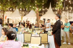 มรภ.เทพสตรี จัดงาน “สำรับกับข้าว 3 บุรี” อย่างงดงามด้วยศิลป์แห่งการจัดสำรับ บูรณาการทุกภาคส่วน ภายใต้การเป็นประธานเปิดงานของผู้ว่าราชการจังหวัดลพบุรี รวมพลัง Soft Power จากนางงาม Mister และศิลปินชื่อดัง ร่วมถ่ายทอดเสน่ห์อาหารท้องถิ่นสู่สังคม เบื้องหลังความสำเร็จเกิดจากการต่อยอดงานวิจัยภาคสนาม สู่การสร้างสรรค์ประสบการณ์อาหารไทยแบบ Fine Dining ยกระดับอาหารท้องถิ่นสู่เวที Soft Power และขับเคลื่อนสู่เศรษฐกิจสร้างสรรค์อย่างเป็นรูปธรรม