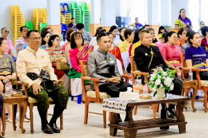 สำนักวิทยบริการฯ เป็นผู้แทน มรภ.เทพสตรี ร่วมสนับสนุนการถ่ายทอดสดพิธีออกรางวัลสลากกาชาด จ.ลพบุรี