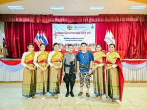 สำนักวิทยบริการฯ เป็นผู้แทน มรภ.เทพสตรี ร่วมสนับสนุนการถ่ายทอดสดพิธีออกรางวัลสลากกาชาด จ.ลพบุรี