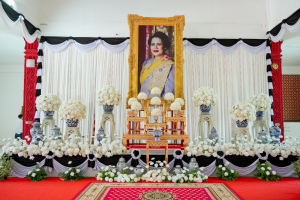 มรภ.เทพสตรี ร่วมพิธีสวดพระพุทธมนต์และเจริญจิตภาวนา อุทิศถวายพระราชกุศลแด่ สมเด็จพระนางเจ้าสิริกิติ์ พระบรมราชินีนาถ พระบรมราชชนนีพันปีหลวง