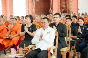 มรภ.เทพสตรี ร่วมพิธีสวดพระพุทธมนต์และเจริญจิตภาวนา อุทิศถวายพระราชกุศลแด่ สมเด็จพระนางเจ้าสิริกิติ์ พระบรมราชินีนาถ พระบรมราชชนนีพันปีหลวง
