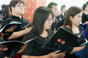 มรภ.เทพสตรี ร่วมพิธีสวดพระพุทธมนต์และเจริญจิตภาวนา อุทิศถวายพระราชกุศลแด่ สมเด็จพระนางเจ้าสิริกิติ์ พระบรมราชินีนาถ พระบรมราชชนนีพันปีหลวง