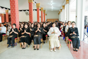 มรภ.เทพสตรี ร่วมพิธีสวดพระพุทธมนต์และเจริญจิตภาวนา อุทิศถวายพระราชกุศลแด่ สมเด็จพระนางเจ้าสิริกิติ์ พระบรมราชินีนาถ พระบรมราชชนนีพันปีหลวง