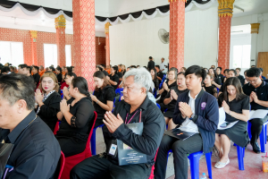 มรภ.เทพสตรี ร่วมพิธีสวดพระพุทธมนต์และเจริญจิตภาวนา อุทิศถวายพระราชกุศลแด่ สมเด็จพระนางเจ้าสิริกิติ์ พระบรมราชินีนาถ พระบรมราชชนนีพันปีหลวง
