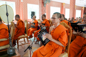 มรภ.เทพสตรี ร่วมพิธีสวดพระพุทธมนต์และเจริญจิตภาวนา อุทิศถวายพระราชกุศลแด่ สมเด็จพระนางเจ้าสิริกิติ์ พระบรมราชินีนาถ พระบรมราชชนนีพันปีหลวง