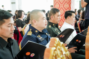 มรภ.เทพสตรี ร่วมพิธีสวดพระพุทธมนต์และเจริญจิตภาวนา อุทิศถวายพระราชกุศลแด่ สมเด็จพระนางเจ้าสิริกิติ์ พระบรมราชินีนาถ พระบรมราชชนนีพันปีหลวง
