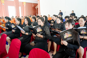 มรภ.เทพสตรี ร่วมพิธีสวดพระพุทธมนต์และเจริญจิตภาวนา อุทิศถวายพระราชกุศลแด่ สมเด็จพระนางเจ้าสิริกิติ์ พระบรมราชินีนาถ พระบรมราชชนนีพันปีหลวง