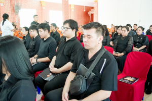 มรภ.เทพสตรี ร่วมพิธีสวดพระพุทธมนต์และเจริญจิตภาวนา อุทิศถวายพระราชกุศลแด่ สมเด็จพระนางเจ้าสิริกิติ์ พระบรมราชินีนาถ พระบรมราชชนนีพันปีหลวง