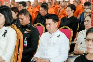 มรภ.เทพสตรี ร่วมพิธีสวดพระพุทธมนต์และเจริญจิตภาวนา อุทิศถวายพระราชกุศลแด่ สมเด็จพระนางเจ้าสิริกิติ์ พระบรมราชินีนาถ พระบรมราชชนนีพันปีหลวง