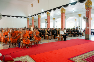 มรภ.เทพสตรี ร่วมพิธีสวดพระพุทธมนต์และเจริญจิตภาวนา อุทิศถวายพระราชกุศลแด่ สมเด็จพระนางเจ้าสิริกิติ์ พระบรมราชินีนาถ พระบรมราชชนนีพันปีหลวง