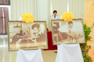 มรภ.เทพสตรี ร่วมพิธีวางพานพุ่มถวายราชสักการะ 