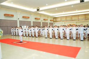 มรภ.เทพสตรี ร่วมพิธีวางพานพุ่มถวายราชสักการะ 