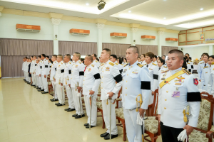 มรภ.เทพสตรี ร่วมพิธีวางพานพุ่มถวายราชสักการะ 