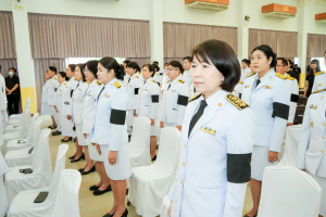 มรภ.เทพสตรี ร่วมพิธีวางพานพุ่มถวายราชสักการะ 