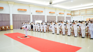 มรภ.เทพสตรี ร่วมพิธีวางพานพุ่มถวายราชสักการะ 