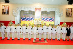 มรภ.เทพสตรี ร่วมพิธีวางพานพุ่มถวายราชสักการะ 