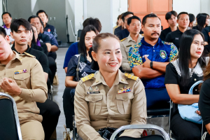 มรภ.เทพสตรี ร่วมรับมอบเครื่อง AED และฝึกทักษะการกู้ชีพพื้นฐาน (CPR) เสริมความพร้อมด้านความปลอดภัยเชิงรุกสู่รั้วมหาวิทยาลัย