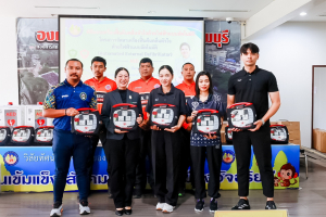 มรภ.เทพสตรี ร่วมรับมอบเครื่อง AED และฝึกทักษะการกู้ชีพพื้นฐาน (CPR) เสริมความพร้อมด้านความปลอดภัยเชิงรุกสู่รั้วมหาวิทยาลัย