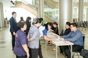 มรภ.เทพสตรี จัดแสดงวิสัยทัศน์และลงคะแนนหยั่งเสียงผู้มีสิทธิเข้ารับการสรรหาเป็นผู้อำนวยการสำนักศิลปะและวัฒนธรรม