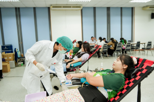 มรภ.เทพสตรี ร่วมกับ ภาคบริการโลหิตแห่งชาติที่ 2 จัดกิจกรรมบริจาคโลหิต น้อมถวายเป็นพระราชกุศลแด่ รัชกาลที่ 9 และ สมเด็จพระบรมราชชนนีพันปีหลวง