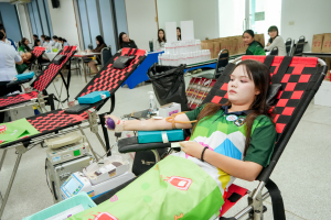 มรภ.เทพสตรี ร่วมกับ ภาคบริการโลหิตแห่งชาติที่ 2 จัดกิจกรรมบริจาคโลหิต น้อมถวายเป็นพระราชกุศลแด่ รัชกาลที่ 9 และ สมเด็จพระบรมราชชนนีพันปีหลวง