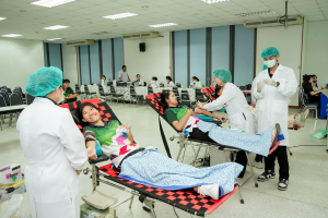 มรภ.เทพสตรี ร่วมกับ ภาคบริการโลหิตแห่งชาติที่ 2 จัดกิจกรรมบริจาคโลหิต น้อมถวายเป็นพระราชกุศลแด่ รัชกาลที่ 9 และ สมเด็จพระบรมราชชนนีพันปีหลวง