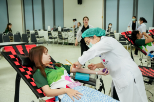 มรภ.เทพสตรี ร่วมกับ ภาคบริการโลหิตแห่งชาติที่ 2 จัดกิจกรรมบริจาคโลหิต น้อมถวายเป็นพระราชกุศลแด่ รัชกาลที่ 9 และ สมเด็จพระบรมราชชนนีพันปีหลวง