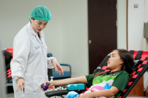 มรภ.เทพสตรี ร่วมกับ ภาคบริการโลหิตแห่งชาติที่ 2 จัดกิจกรรมบริจาคโลหิต น้อมถวายเป็นพระราชกุศลแด่ รัชกาลที่ 9 และ สมเด็จพระบรมราชชนนีพันปีหลวง