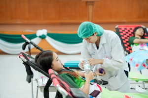 มรภ.เทพสตรี ร่วมกับ ภาคบริการโลหิตแห่งชาติที่ 2 จัดกิจกรรมบริจาคโลหิต น้อมถวายเป็นพระราชกุศลแด่ รัชกาลที่ 9 และ สมเด็จพระบรมราชชนนีพันปีหลวง