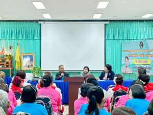 คณะมนุษยศาสตร์ฯ รุกสร้างสุขภาวะเชิงบูรณาการ ลงพื้นที่เสริมศักยภาพผู้สูงอายุต่อเนื่องเป็นครั้งที่ 3 ณ อบต.โพสังโฆ จ.สิงห์บุรี