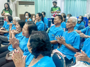 คณะมนุษยศาสตร์ฯ รุกสร้างสุขภาวะเชิงบูรณาการ ลงพื้นที่เสริมศักยภาพผู้สูงอายุต่อเนื่องเป็นครั้งที่ 3 ณ อบต.โพสังโฆ จ.สิงห์บุรี