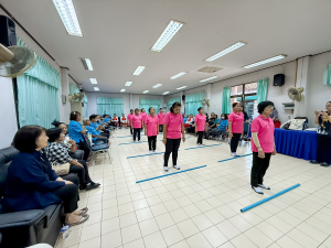 คณะมนุษยศาสตร์ฯ รุกสร้างสุขภาวะเชิงบูรณาการ ลงพื้นที่เสริมศักยภาพผู้สูงอายุต่อเนื่องเป็นครั้งที่ 3 ณ อบต.โพสังโฆ จ.สิงห์บุรี