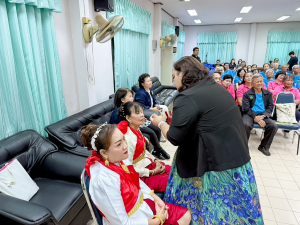 คณะมนุษยศาสตร์ฯ รุกสร้างสุขภาวะเชิงบูรณาการ ลงพื้นที่เสริมศักยภาพผู้สูงอายุต่อเนื่องเป็นครั้งที่ 3 ณ อบต.โพสังโฆ จ.สิงห์บุรี