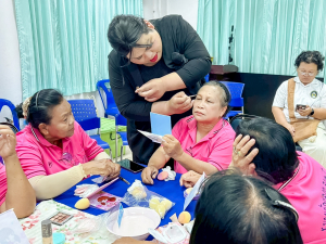 คณะมนุษยศาสตร์ฯ รุกสร้างสุขภาวะเชิงบูรณาการ ลงพื้นที่เสริมศักยภาพผู้สูงอายุต่อเนื่องเป็นครั้งที่ 3 ณ อบต.โพสังโฆ จ.สิงห์บุรี