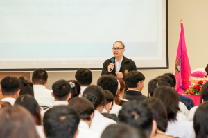 คณะมนุษยศาสตร์ฯ จัดพิธีปัจฉิมนิเทศนักศึกษาชั้นปีที่ 4 ประจำปีการศึกษา 2568