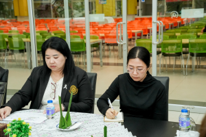 มรภ.เทพสตรี ร่วมประชุมหารือกับ ผวจ.ลพบุรี เตรียมความพร้อมการจัดโต๊ะเสวย และออกแบบรายการอาหาร รับเสด็จ สมเด็จพระกนิษฐาธิราชเจ้า กรมสมเด็จพระเทพรัตนราชสุดาฯ สยามบรมราชกุมารี