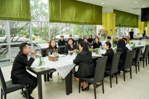 มรภ.เทพสตรี ร่วมประชุมหารือกับ ผวจ.ลพบุรี เตรียมความพร้อมการจัดโต๊ะเสวย และออกแบบรายการอาหาร รับเสด็จ สมเด็จพระกนิษฐาธิราชเจ้า กรมสมเด็จพระเทพรัตนราชสุดาฯ สยามบรมราชกุมารี